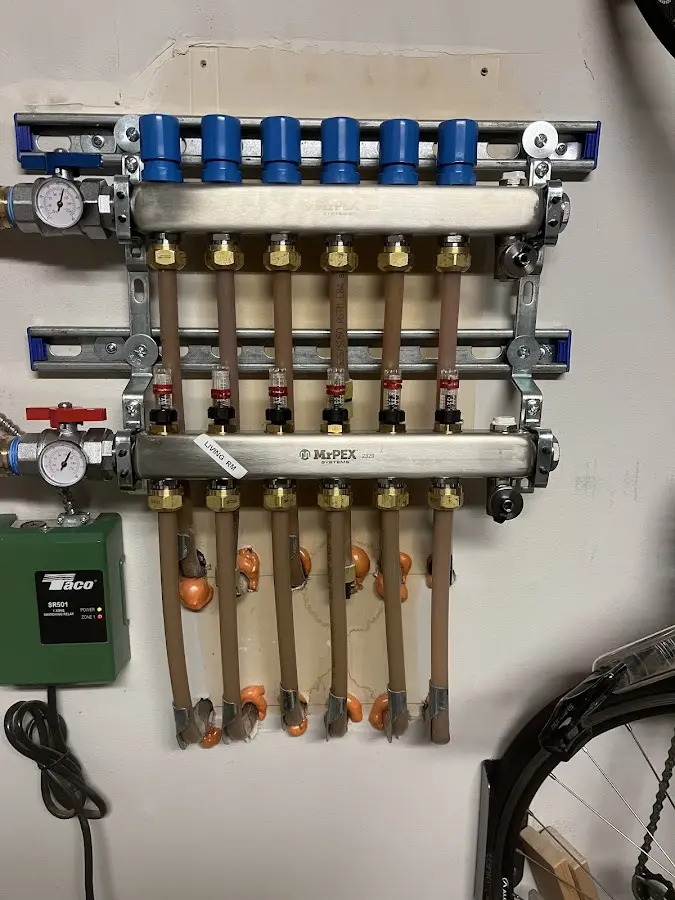 Plumber performing Leak Detection at a residential property in Sanford